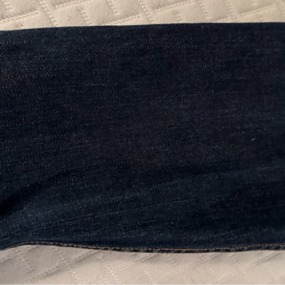 Gap Brown Leather Patch Denim Jacket - image 5